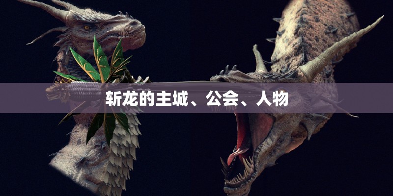 斩龙的主城、公会、人物 斩龙的主城、公会、人物