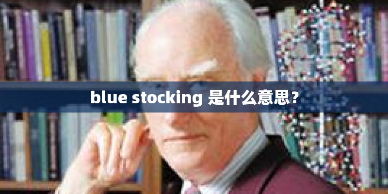blue stocking 是什么意思？