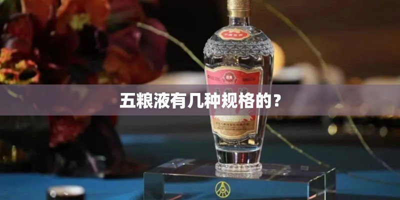 五粮液有几种规格的？