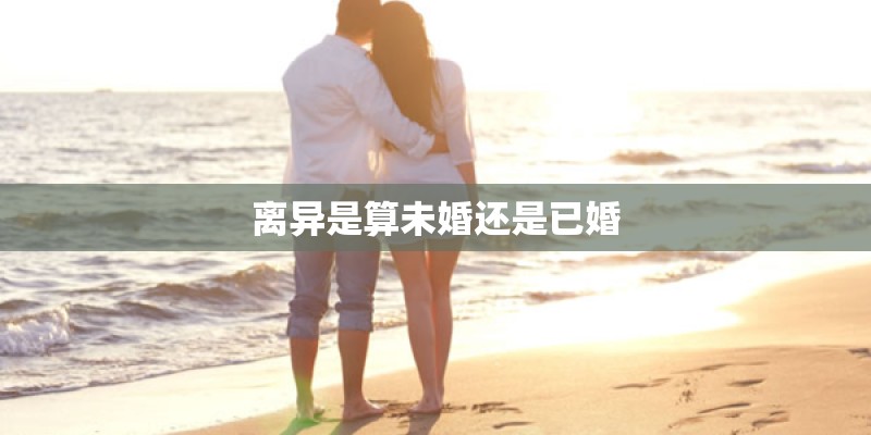 离异是算未婚还是已婚