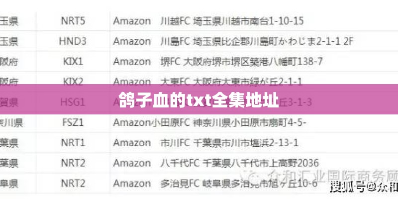 鸽子血的txt全集地址
